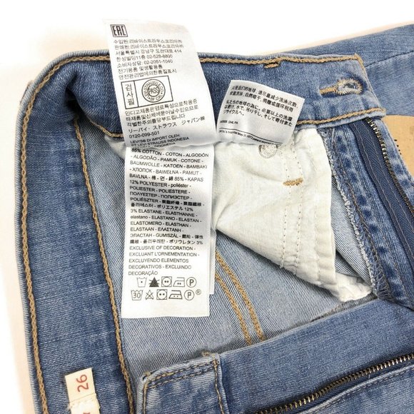 Levi's Mile High Rise Super Skinny Womens Jeans - Picture 8 of 12